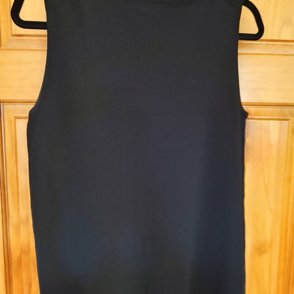 GRACE Elements Size L Black Stretch Ribbed 3 Piece Set Jacket Pencil Skirt Tank - Picture 7 of 14